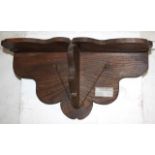 Oak wall bracket