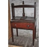Victorian pine press on tapered legs