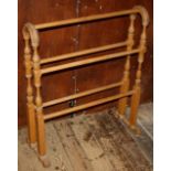 Victorian pine towel rail