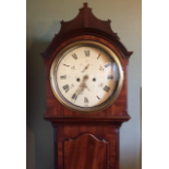 Scottish long case clock of the Regency period by John Neilson of Glasgow