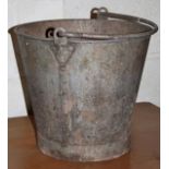 Old galvanised bucket