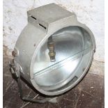 Large vintage floodlight, ex H.M.P Dartmoor, lighting - feature from exercise yard