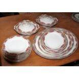 Large quantity of Wilkinson Victorian dinnerware (remainder downstairs in lot 514)