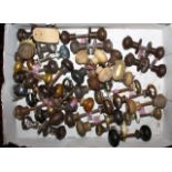 Large quantity of pairs of Victorian and Edwardian and Bakelite door knobs - a lot