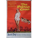 The Pajama Game, Doris Day, original 1957 US one sheet film poster, near mint