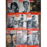 Quantity of 1950s Life and other magazine