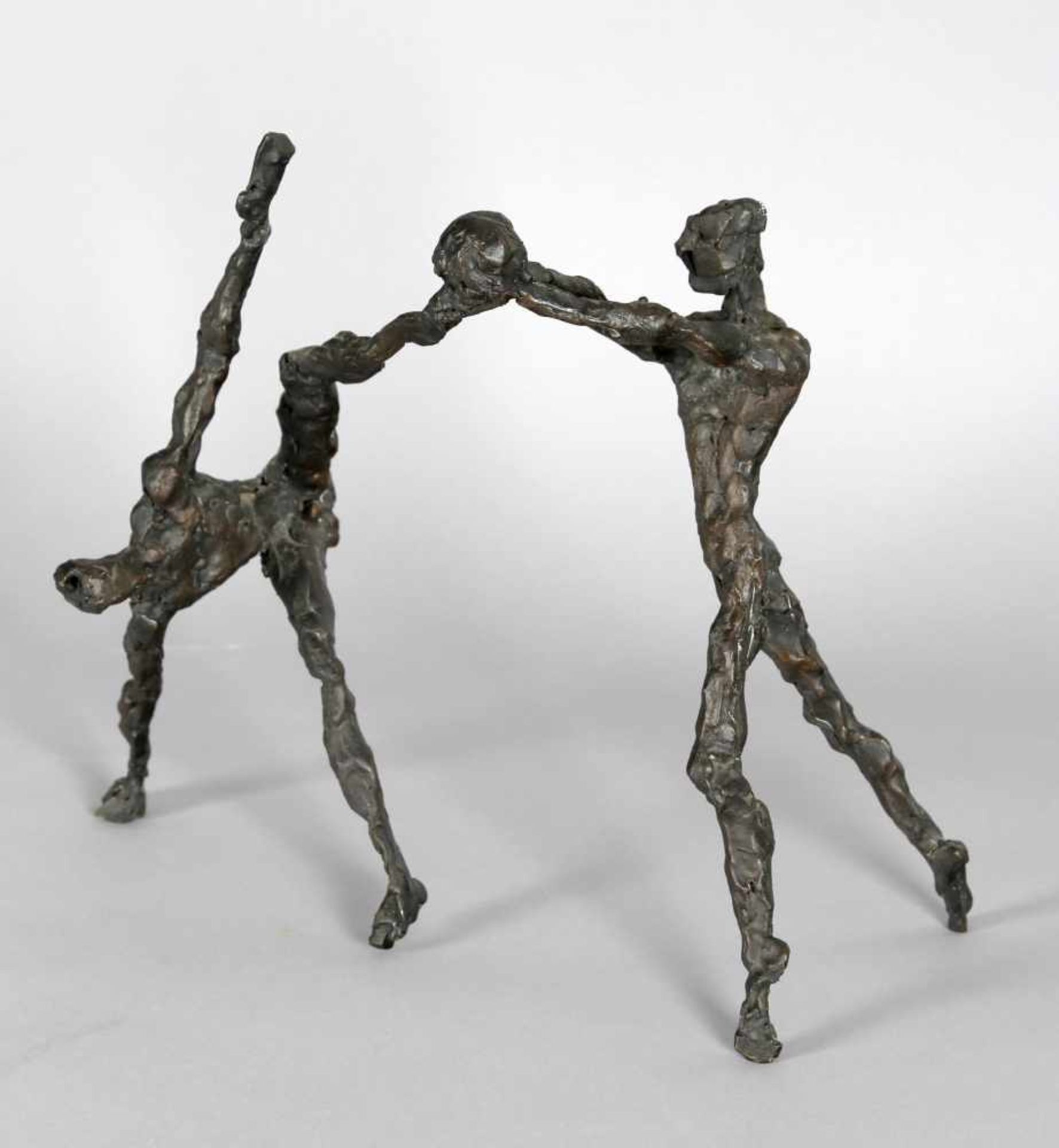 Hans Schröder (Saarbrücken 1930-2010 Saarbrücken)Ballspieler, 1979, Bronze, B: 34,5 cm, H: 28,5