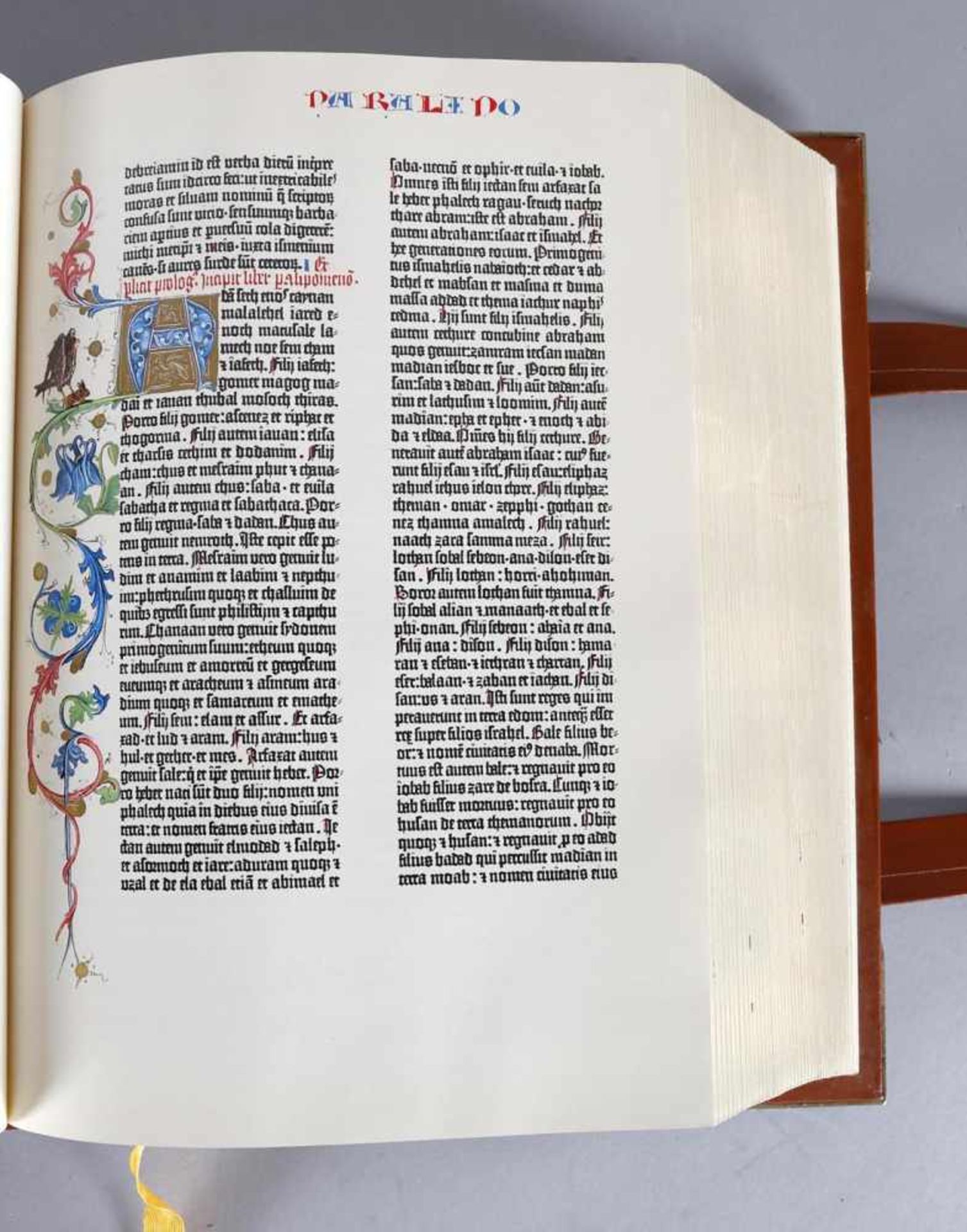 Faksimile-Ausgabe der Gutenberg-Bibel, 1991, Münchendie kleine Schrift des Alten und Neuen - Image 2 of 2