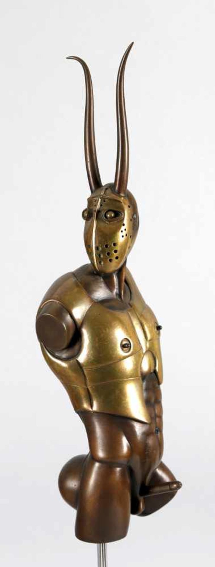 Paul Wunderlich (Berlin 1927-2010 Saint Pierre de Vassols)Minotaurus, Bronze, teilweise patiniert, - Bild 2 aus 4