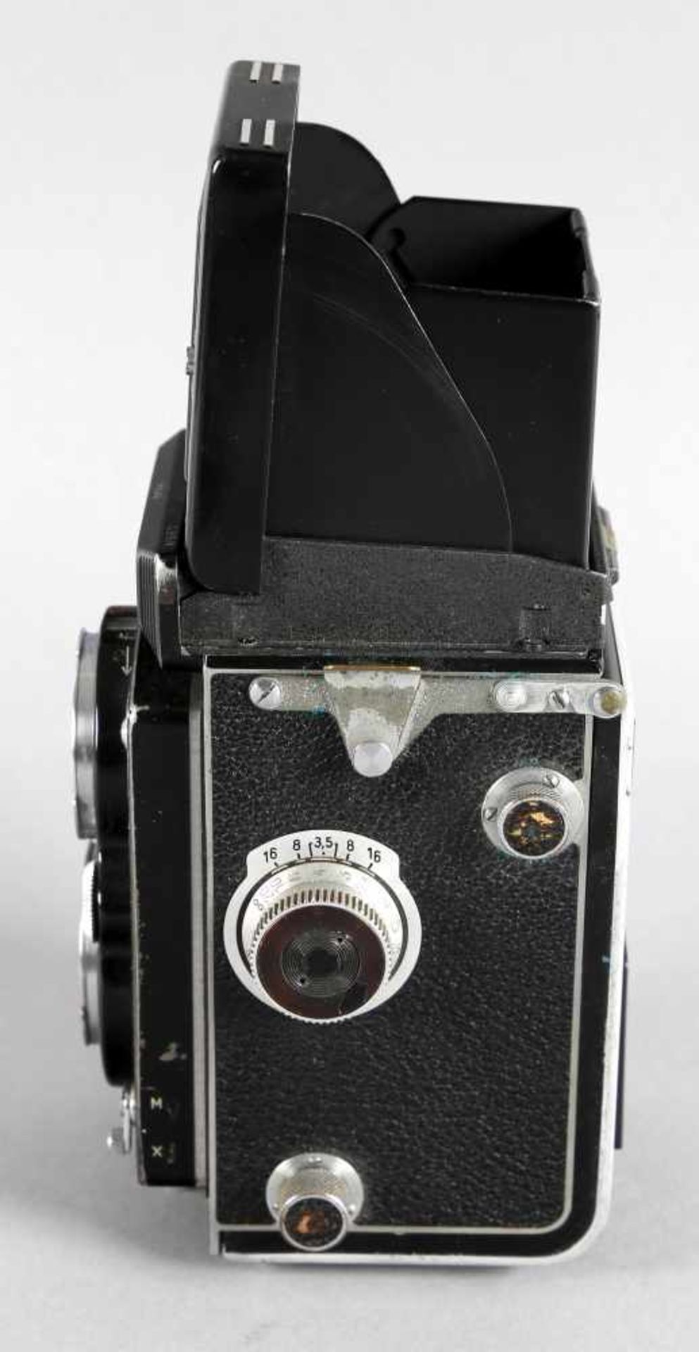 Rolleiflex Synchro-Compur, Franke und HeideckeSeriennummer 1405262, mit Objektiv: Carl Zeiss-Opton - Bild 3 aus 4