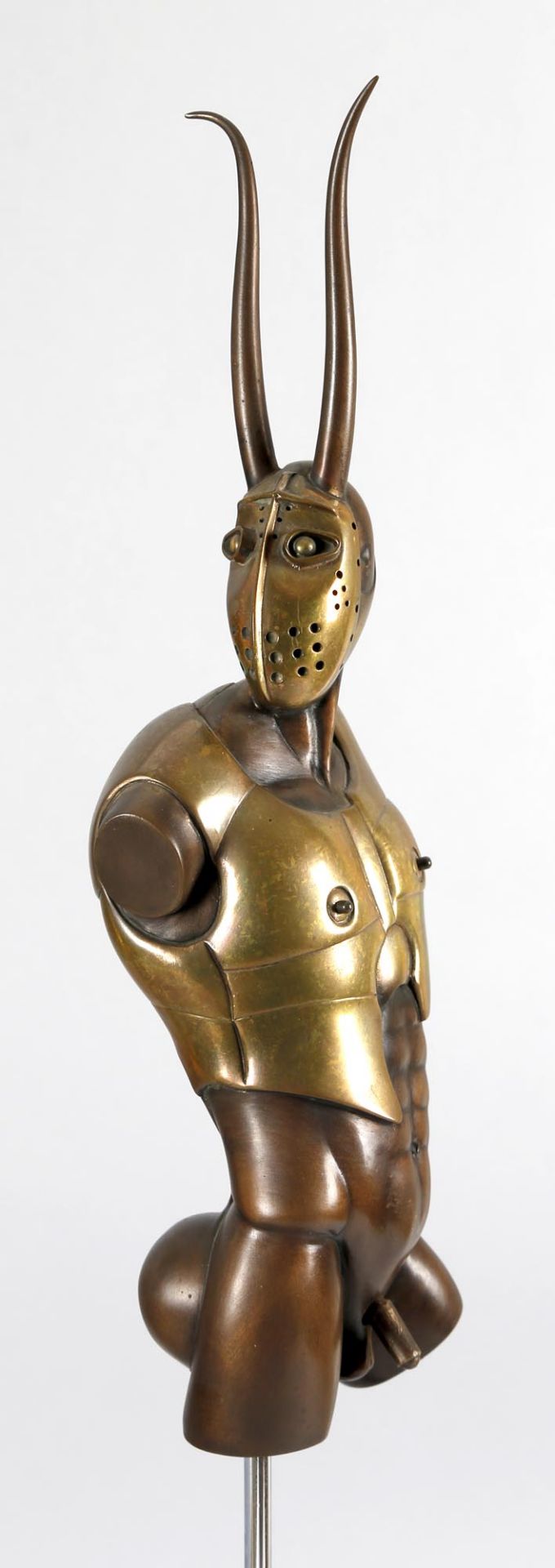 Paul Wunderlich (Berlin 1927-2010 Saint Pierre de Vassols)Minotaurus, Bronze, teilweise patiniert, - Bild 3 aus 4