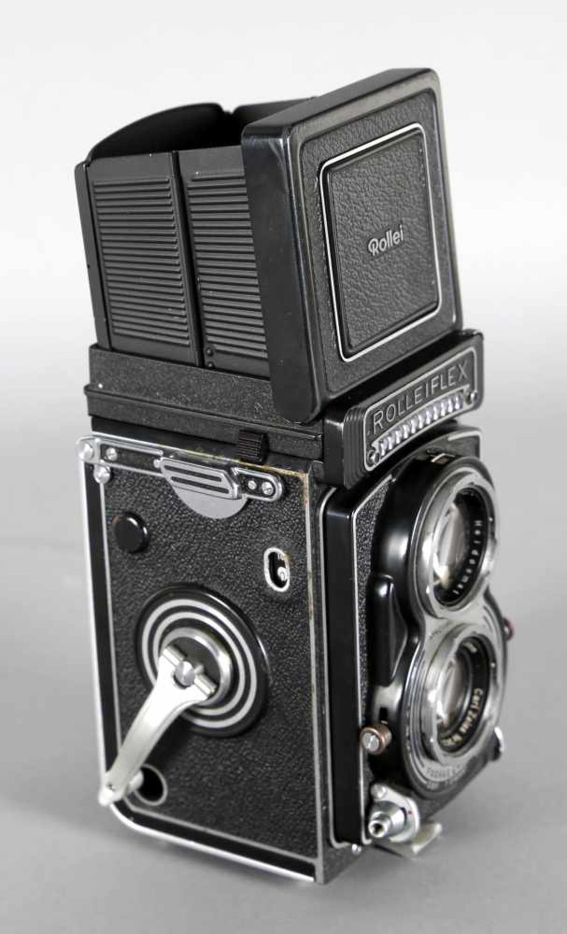 Rolleiflex-T-Kamera mit Prismensucher, Francke und Heidecke, 1961-1966Seriennummer: T 2182487, mit - Bild 2 aus 3
