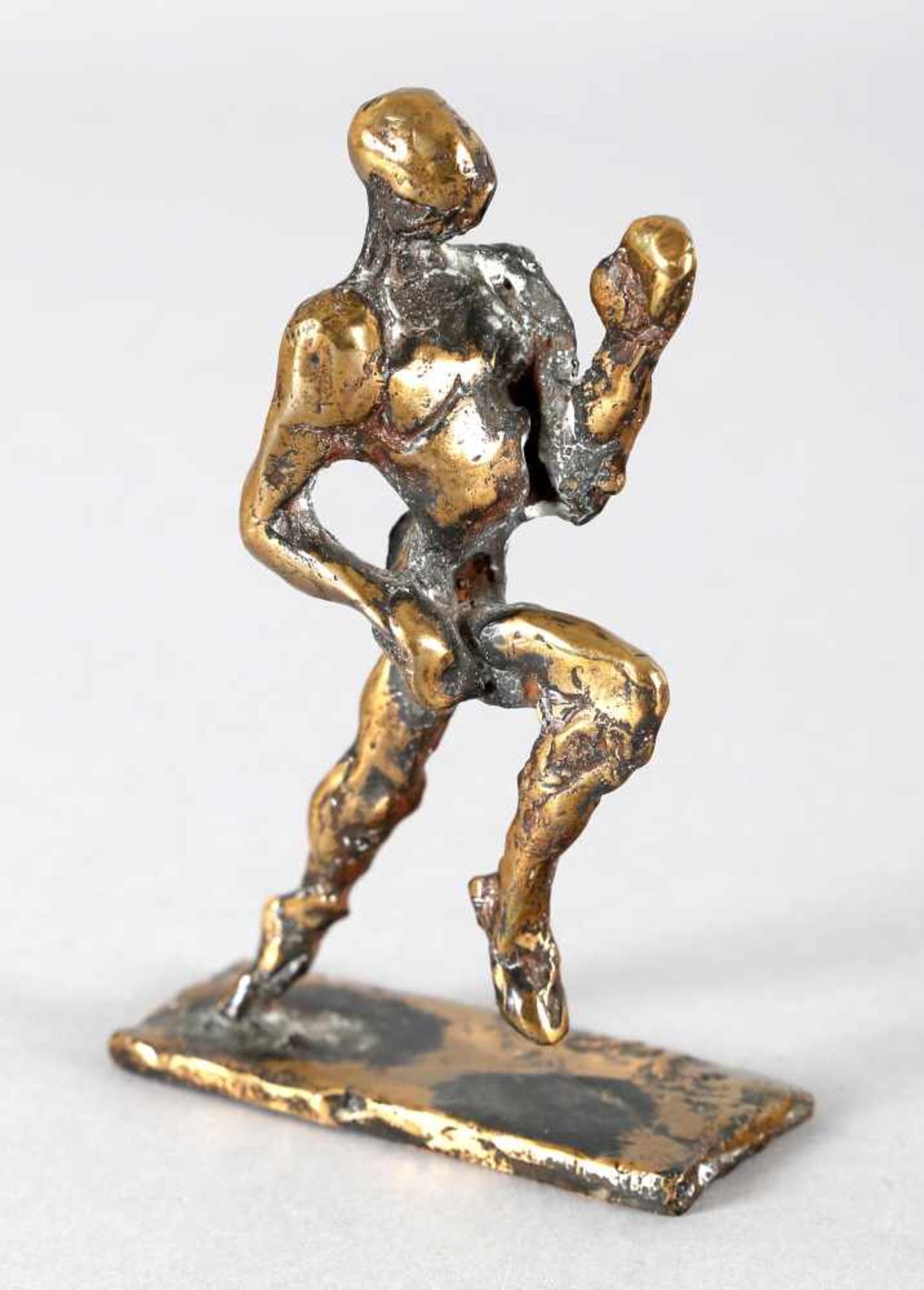 Hans Schröder (Saarbrücken 1930-2010 Saarbrücken)Läufer, Bronze mit teilweise polierter