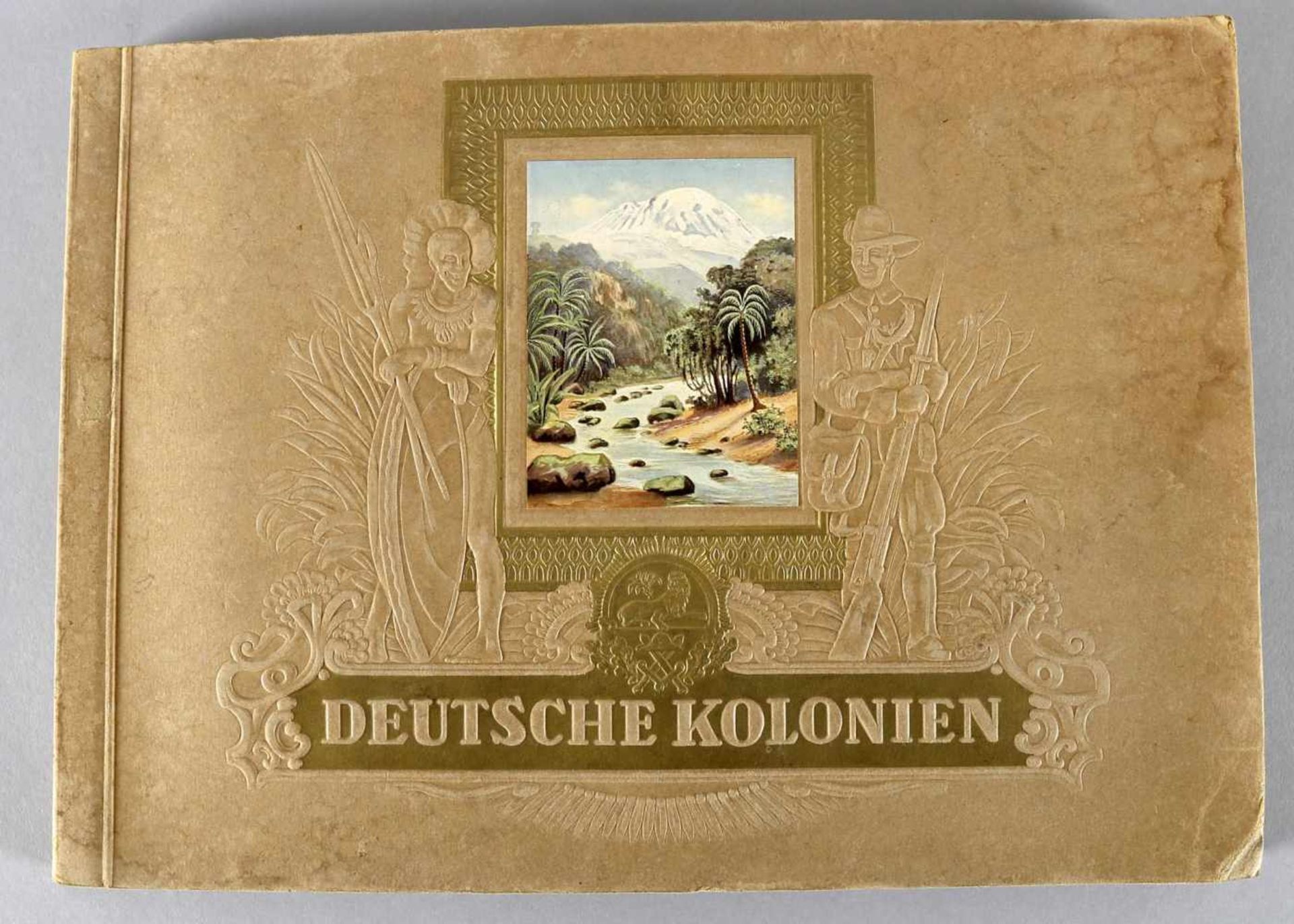 Deutsche Kolonien, Klebebilderalbumherausgegeben vom Cigaretten-Bilderdienst Dresden, 1936, - Bild 2 aus 2