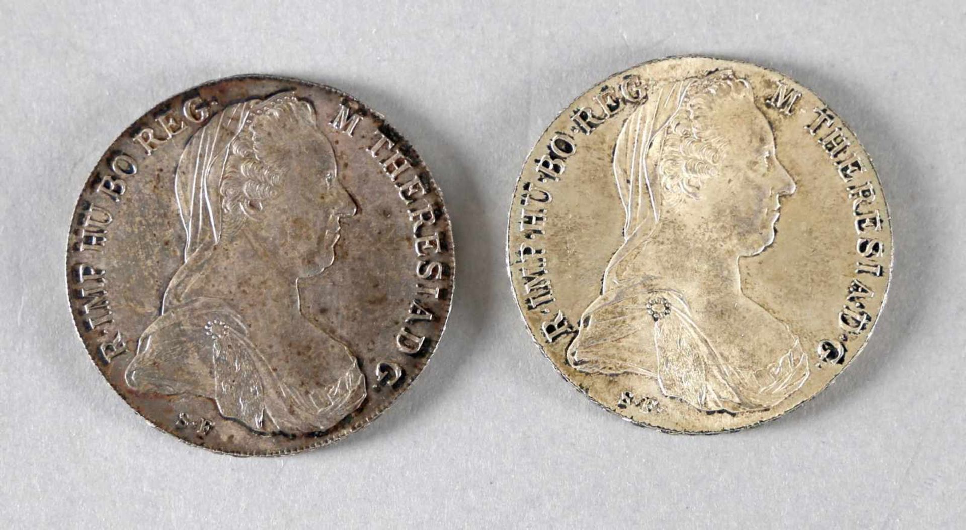 Taler Maria Theresia 1780 SF, wohl um 1780-902 Stücke, Nachprägungen, zus. 56,3 g, sehr schön, -