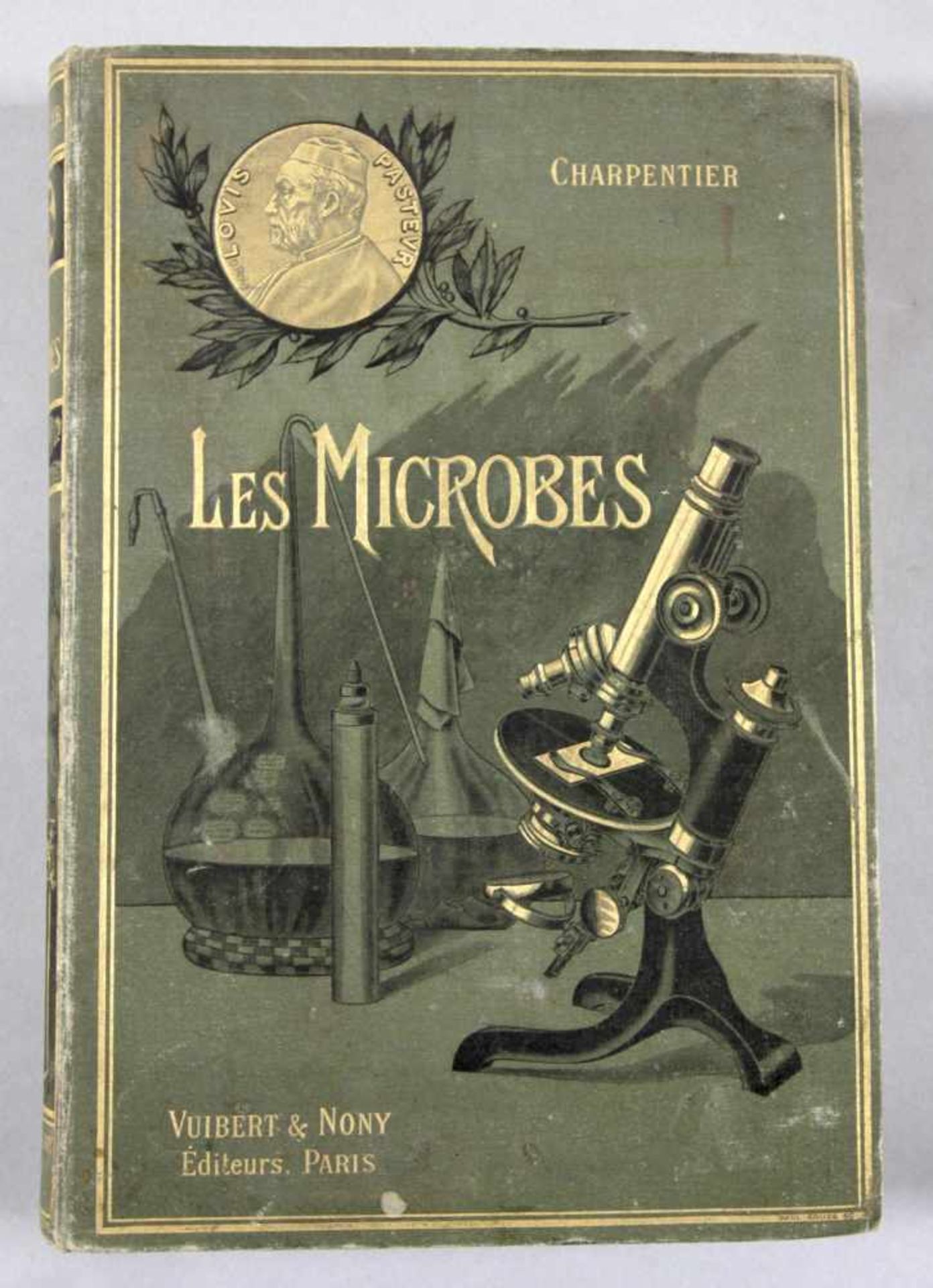 Charpentier "Les Microbes", Vuibert & Nony Paris, 1909goldgepräger Leineneinband, etwas unfrisch, 31 - Image 2 of 2