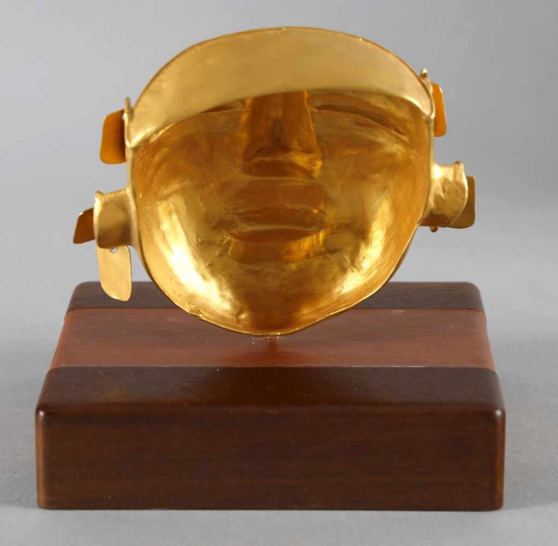 Replik einer präkolumbischen Maske (Tumi) der Quimbaya-Kultur (600-1600 A.D.)Original gefunden in - Bild 3 aus 3