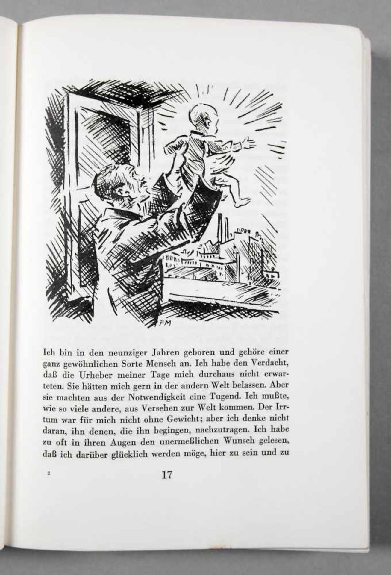 Jean Guéhenno: "Ein Mann von 40 Jahren"Büchergilde Gutenberg, Zürich/Prag, 1936, Leinen-Einband ( - Image 2 of 2