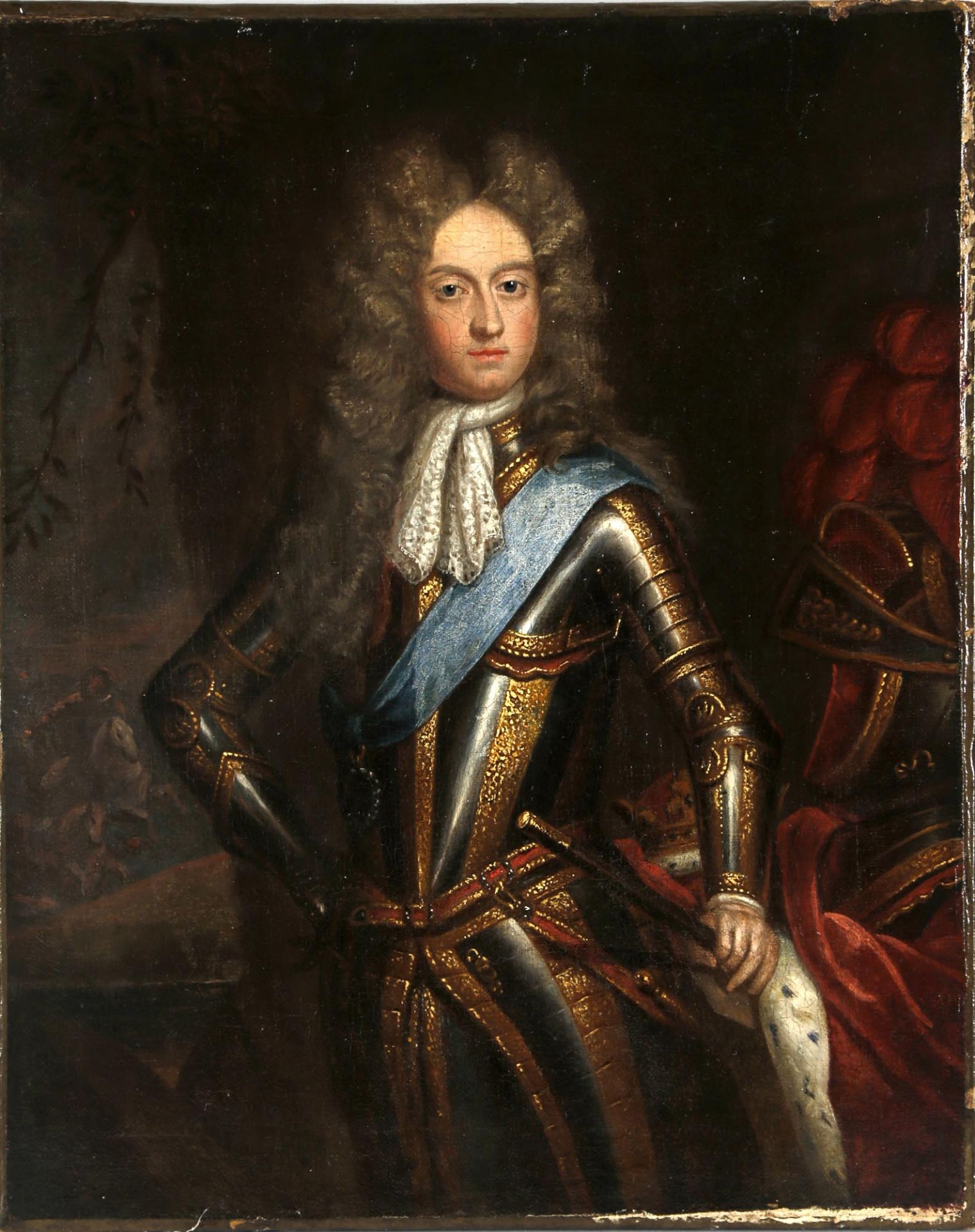 Constantin Netscher (1668-1723) zugeschriebenPorträt Philippe II. Herzog von Orléans, Öl auf Lwd.,