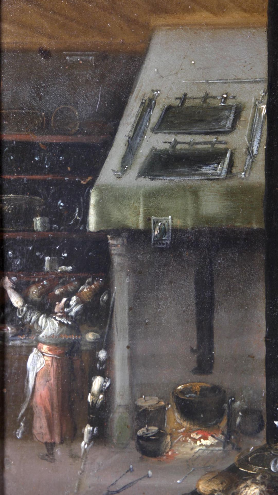 Frans II Franken (1581-1642)Öl auf Kupfer, 35,5 x 47,2 cm, links signiert, Kupfertafel auf Rückseite - Bild 5 aus 7