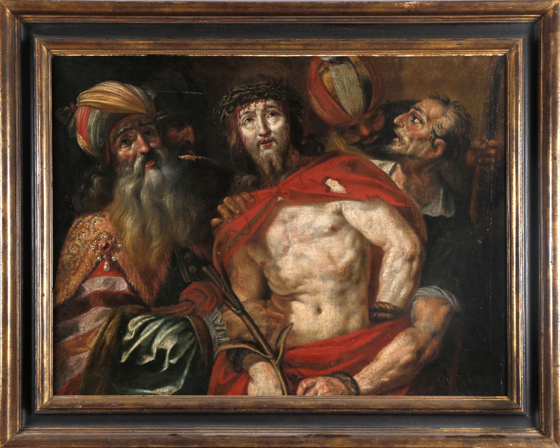 Claude Vignon (Tour 1593-1670 Paris) zugeschriebenEcce Homo, Öl auf Lwd., 83 x 113 cm, im