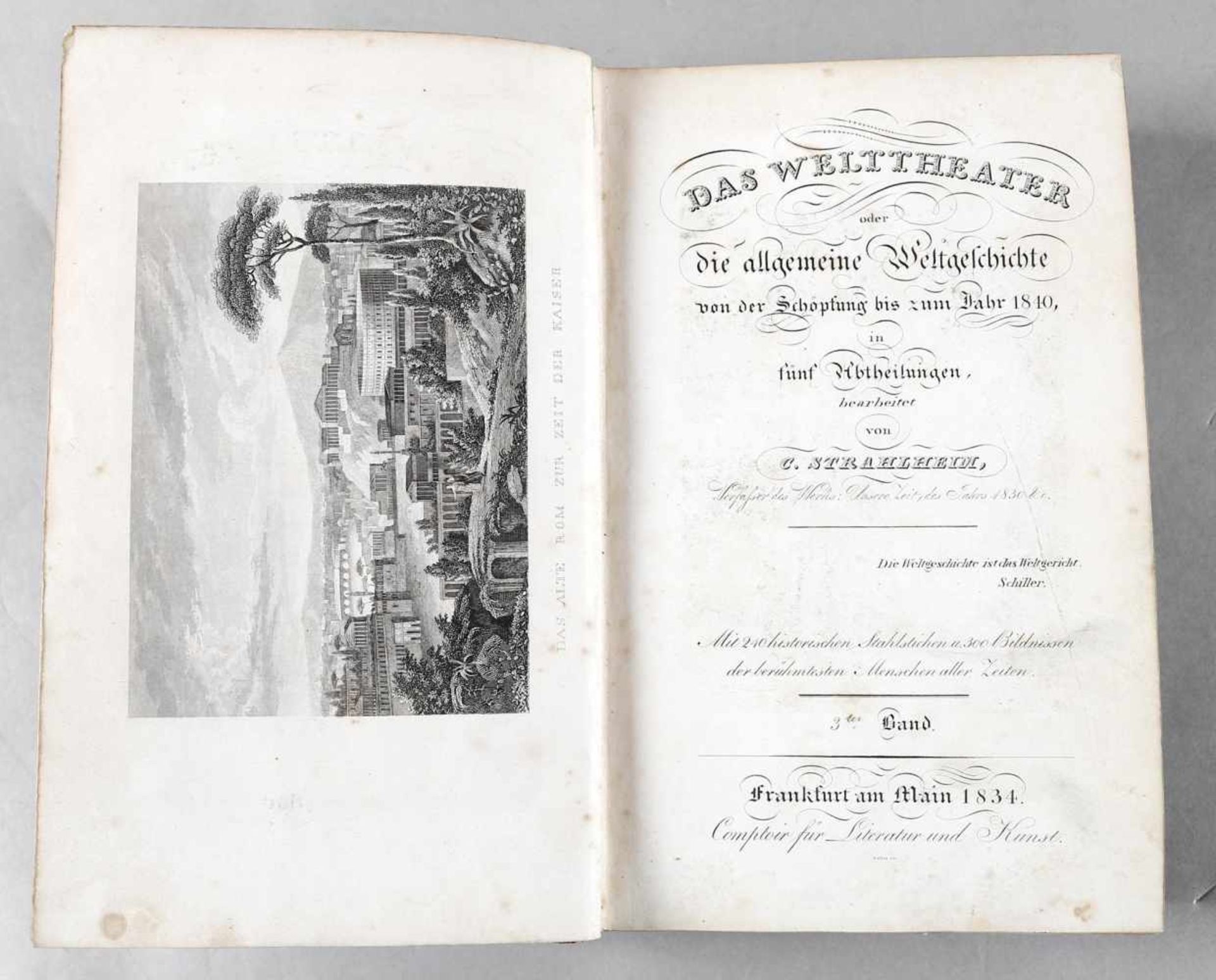 Das Welttheater oder die allgemeine Weltgeschichte von der Schöpfung bis zum Jahr 1840in fünf