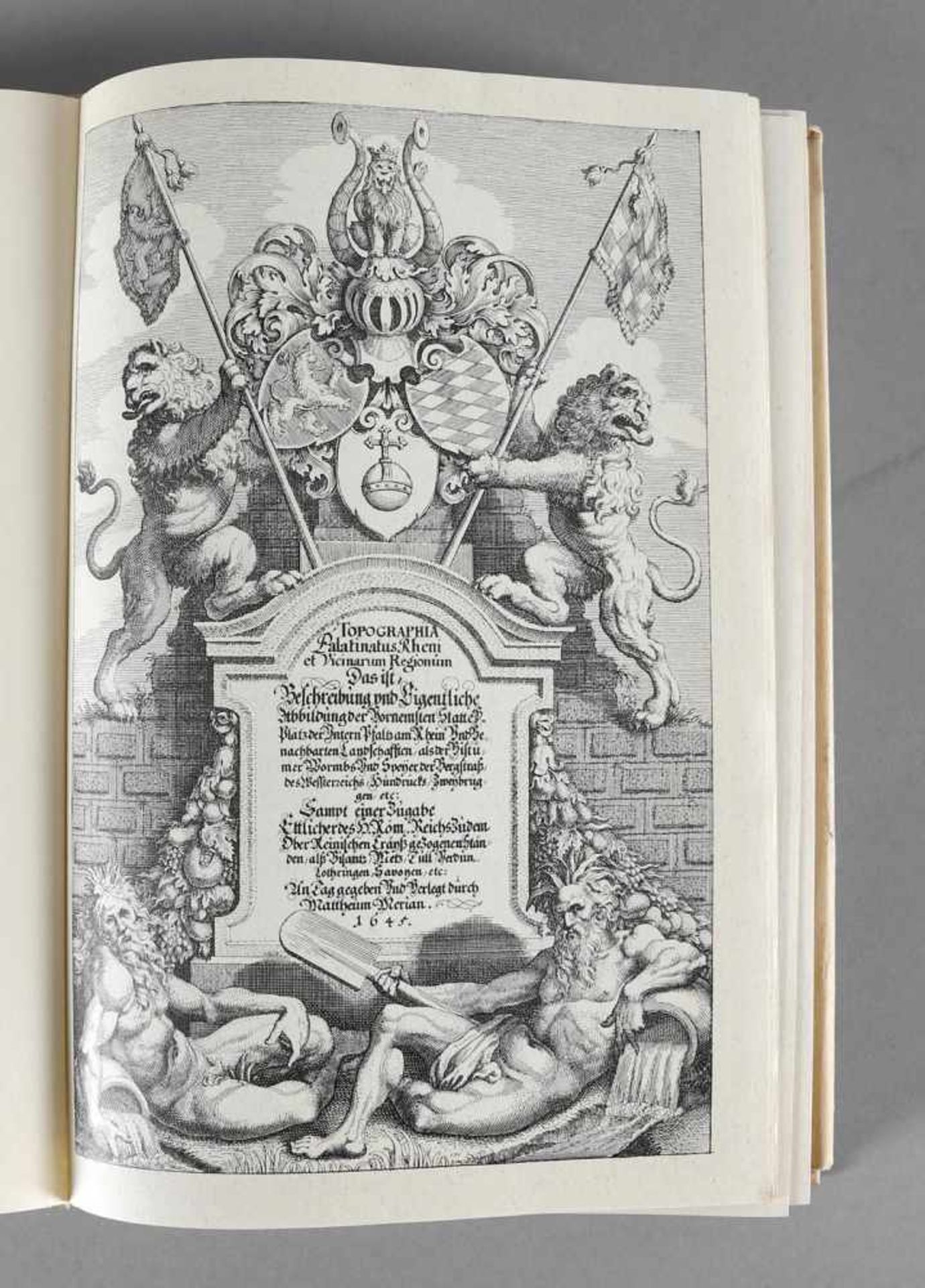 Merian: "Topographia Germaniae - Palantinatus Rheni..."Bärenreiter-Verlag, Kassel und Basel, 1963,