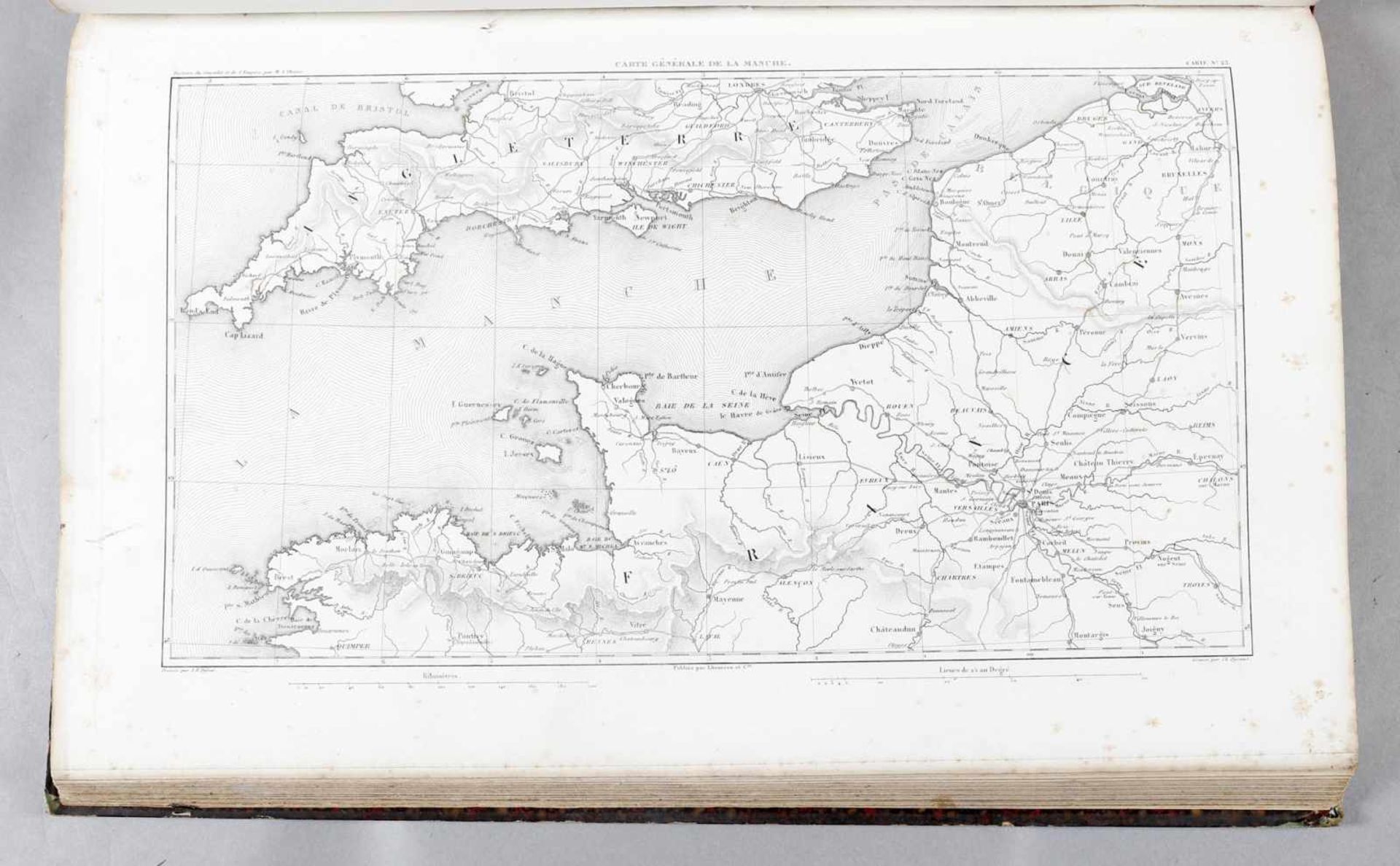 Atlas de L´Histoire Du Consulat Et De L´Empire, Dressé et Dessiné sous la Direction de M. Thiers - Bild 2 aus 2