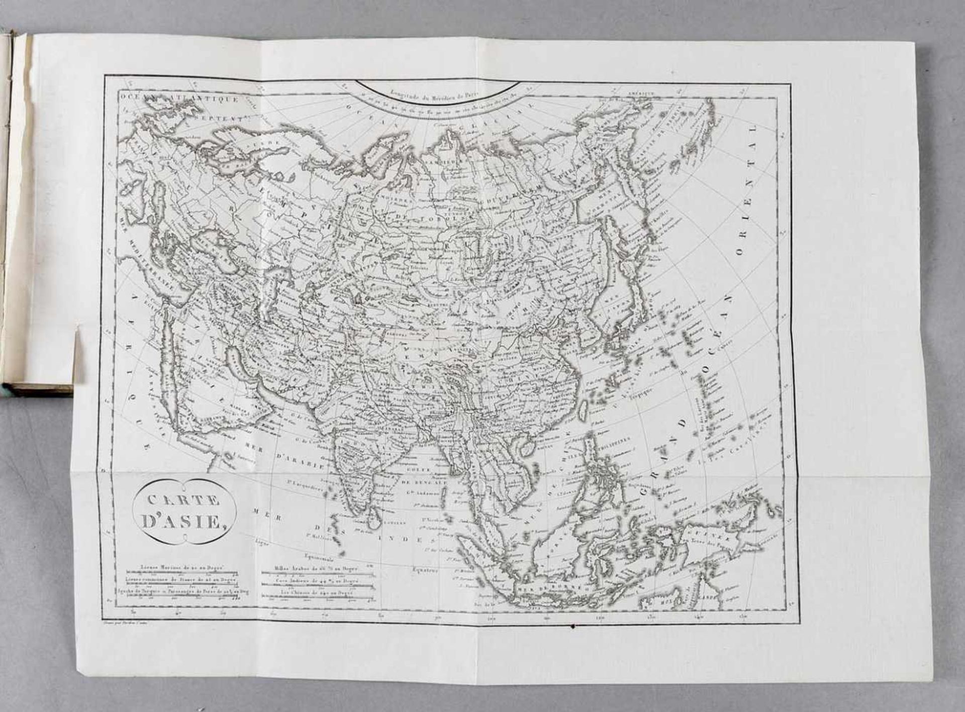 Bibliotheque Portative Des Voyages, Traduite de L´anglais, par M.M. Henry et Breton, Tom XLIX. Atlas