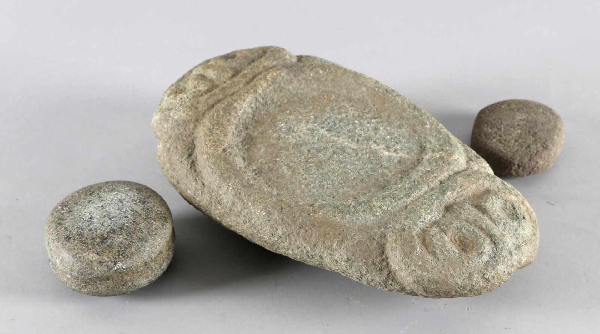 Reibschale mit Eulenmotiv, Kultur der Taino, Dominikanische Republik, ca. 1000-1500 n. Chr.die