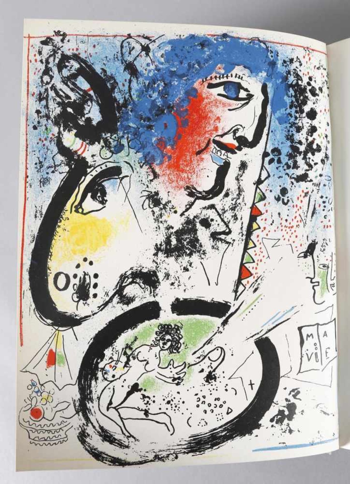 Chagall Lithograph, Vol. 1 - VI Marc Chagall-Mourlot, Julien Cain/Charles Sorlier, deutsche - Bild 5 aus 5