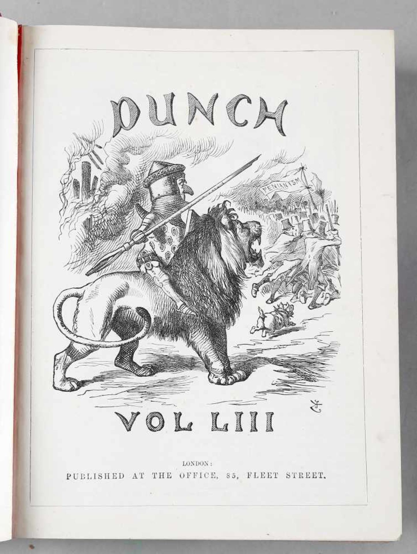 Punch or the London Charivari Vol. L III, London: Published at the Office, 85, Fleet Street, Dez