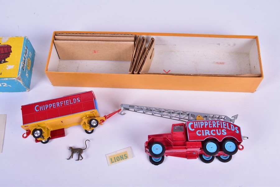 A Corgi Major Toys No 12 Gift set Chipperfield's Circus Crane Truck & Cage (with toy plastic - Image 6 of 16