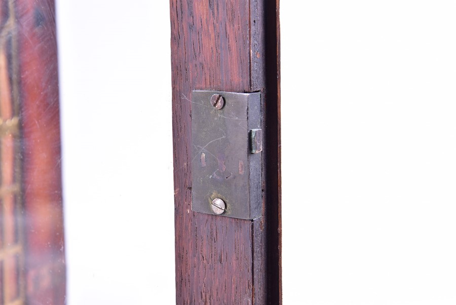 A Regency mahogany and brass inlaid bracket clock with arched top, eight day movement striking on - Image 2 of 11