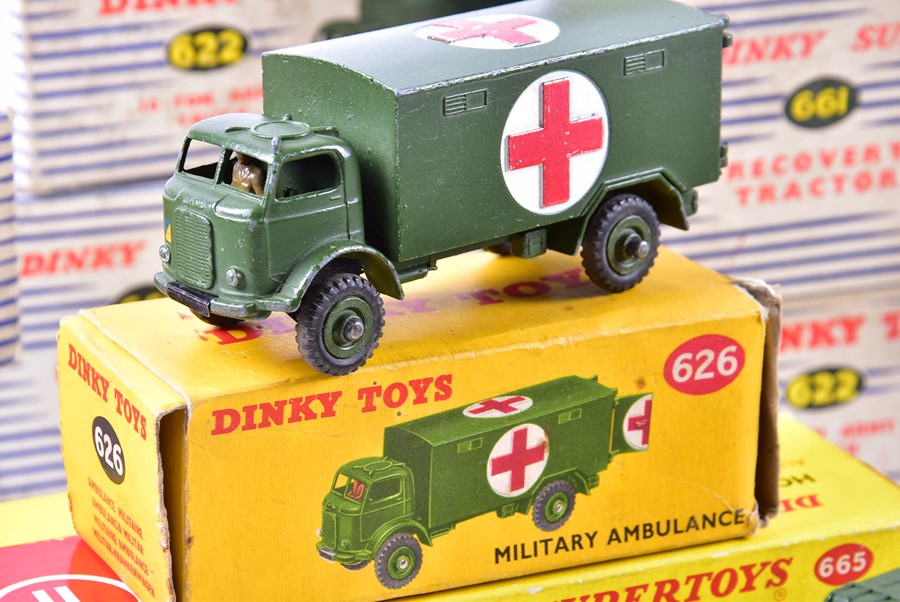 A collection of twenty boxed Dinky Supertoys Military vehicles to include 660 Tank Transporter (x2), - Image 8 of 16