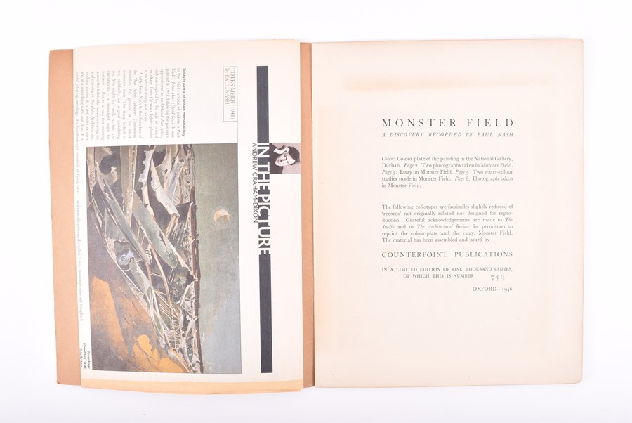 Of Paul Nash interest (1889 - 1946) British a mixed lot to include a limited edition issue of ' - Image 4 of 9