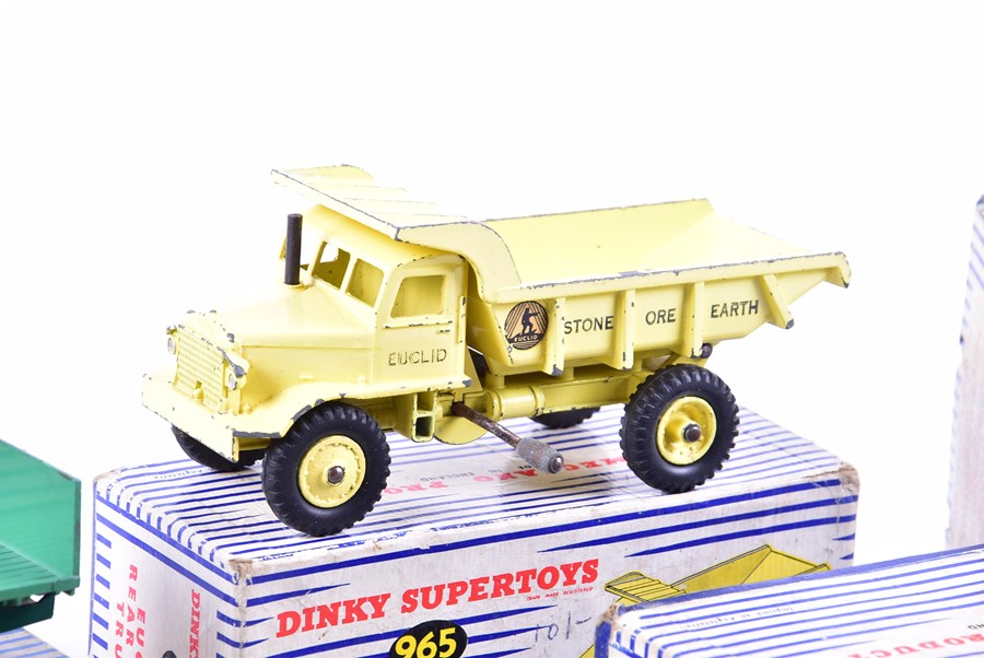 Six boxed vintage Dinky Toys diecast vehicles comprising 965 Euclid Rear Dump Truck (x2), 971 - Image 5 of 5