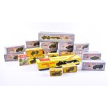 A collection of twenty boxed Dinky Supertoys Military vehicles to include 660 Tank Transporter (x2),