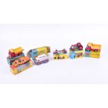 Six vintage Corgi diecast vehicles in original boxes comprising: 66 Massey-Ferguson 165 Tractor, 458