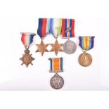 A WWI Medal trio to D6319 Corporal J Clark Army Ordnance Corps comprising: The 1914-15 star, The