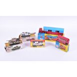 A boxed Corgi Major Toys 1130 Circus Horse Transporter with Horses together with four further