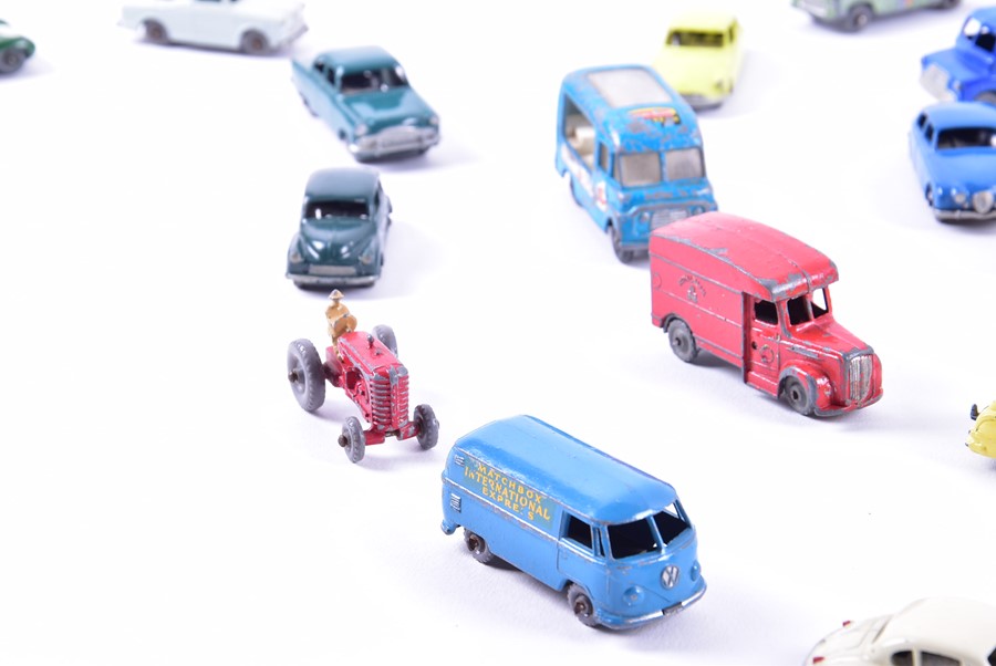 A good collection of approximately thirty playworn early Matchbox Lesny diecast vehicles. (Qty) - Image 2 of 8