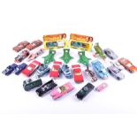 A collection of loose and playworn film and television diecast vehicles to include James Bond,