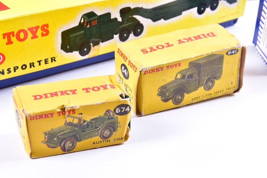 A collection of twenty boxed Dinky Supertoys Military vehicles to include 660 Tank Transporter (x2), - Image 3 of 16