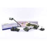 A Dinky Supertoys 666 Missile Erector Vehicle with Corporal Missile & Launching Platform together