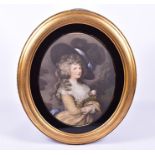 Follower of Thomas Gainsborough (1727-1788) British 'Portrait of Lady Georgiana, Duchess of