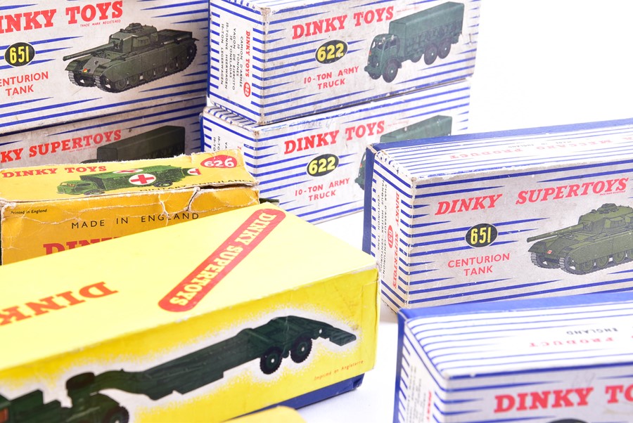 A collection of twenty boxed Dinky Supertoys Military vehicles to include 660 Tank Transporter (x2), - Image 6 of 16