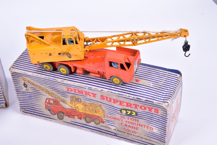 A Dinky Supertoys 964 Elevator Loader together with a 956 Turntable Fire Escape and a 972 20-Ton - Image 6 of 7