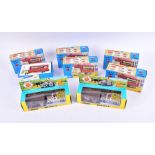Five boxed Archive Corgi Classics 11101 ERF KV Box Lorry - Moorhouses Jam vehicles together with two
