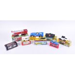 Eight assorted original and boxed diecast model vehicles comprising: Siku V 319 ADAC-Auslandsdienst,